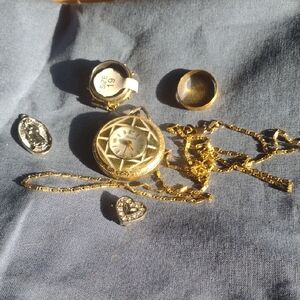 18KGP Necklace+ Heart Pendant+